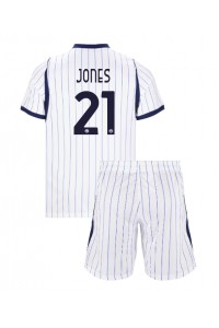 Inter Milan Curtis Jones #21 Babyklær Borte Fotballdrakt til barn 2026-27 Korte ermer (+ Korte bukser)